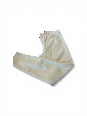 Talbots Corduroy Chino Legging Pants in Ivory NWOT